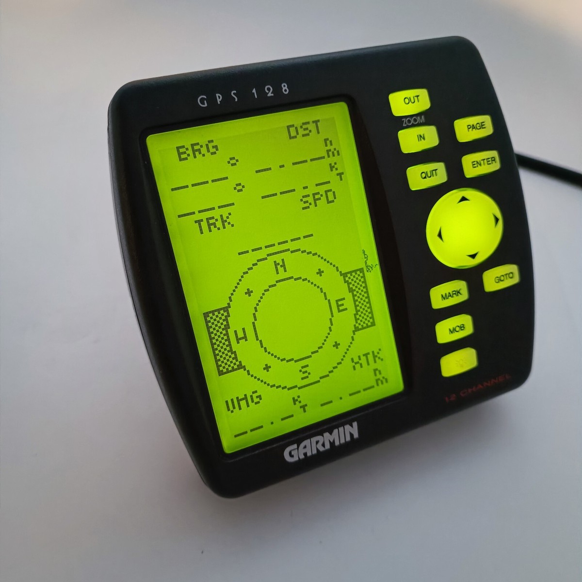 GARMIN GPS 128 12 Channel Marine Navigator FLUSH NMEA0183 GPS128