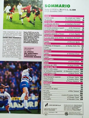 76978 Guerin Sportivo 1990 a. LXXVIII n. 51/52 - Coppa