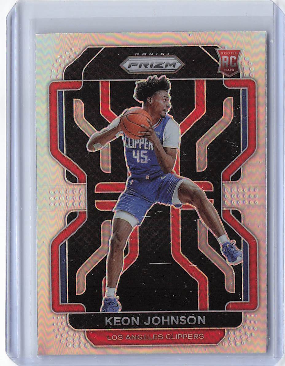 2021-22 Panini Prizm #326 Keon Johnson Silver