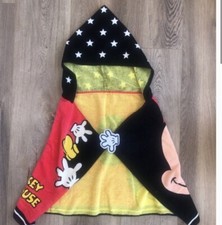 Park Exclusive Tokyo Disney Resort Mickey Mouse Kids Hooded Bath Towel NIB NEW