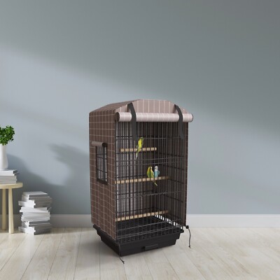 Universal Bird Cage Cover Small Animal Pet Good Night Blackout - Beige