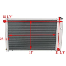 3 ROWS ALUMINUM RADIATOR For CHEVROLET CAMARO 70-81/ MONTE CARLO 78-87 G-BODY