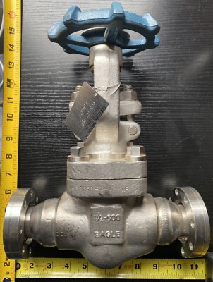 EG&G Sealol Eagle Bellows Valve Size 1 1/2-600 / G6 / F316L / 1200#@100F UHMWPE