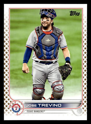 #ad Jose Trevino 2022 Topps Gold Star SP #564 Texas Rangers *031 $1.39
