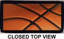 Basketball Color Photo Checkbook Check Book Cover Wallet Credit Card Holder NEW