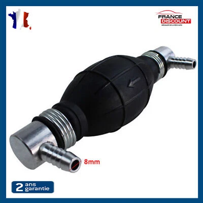 POMPETTE POIRE D'AMORCAGE POMPE À CARBURANT GASOIL GAZOIL 8MM COUDE 90° - Bild 1 von 4