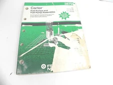 VINTAGE 1942 CARTER FUEL PUMPS ASSEMBLIES CATALOG USED CAR PARTS REFERENCE