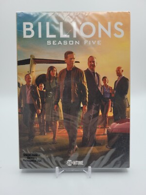 Billions Season Five 5 DVD - 2020 - 4 Disc Set - FACTORY SEALED NEW!!