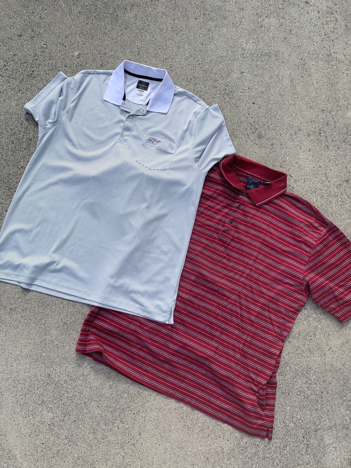 GREG NORMAN for TASSO ELBA Play Dry Golf Shirt Polo ++ FREE DOCKERS  XL 🐾m15b1