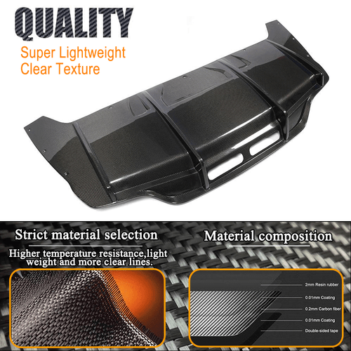 Carbon Heckdiffusor Diffusor Lippe Für Mercedes S-Klasse Coupe C217 S500 S550 - Picture 7 of 9