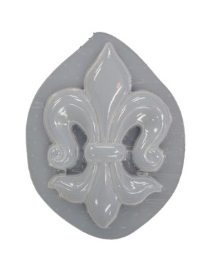 Stressed Look Fleur De Lis Plaque Plaster or Concrete Mold 7228 Moldcreations