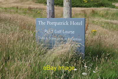 Foto 6x4 Portpatrick Hotel Golfplatz Schild direkt an der Heugh R c2020