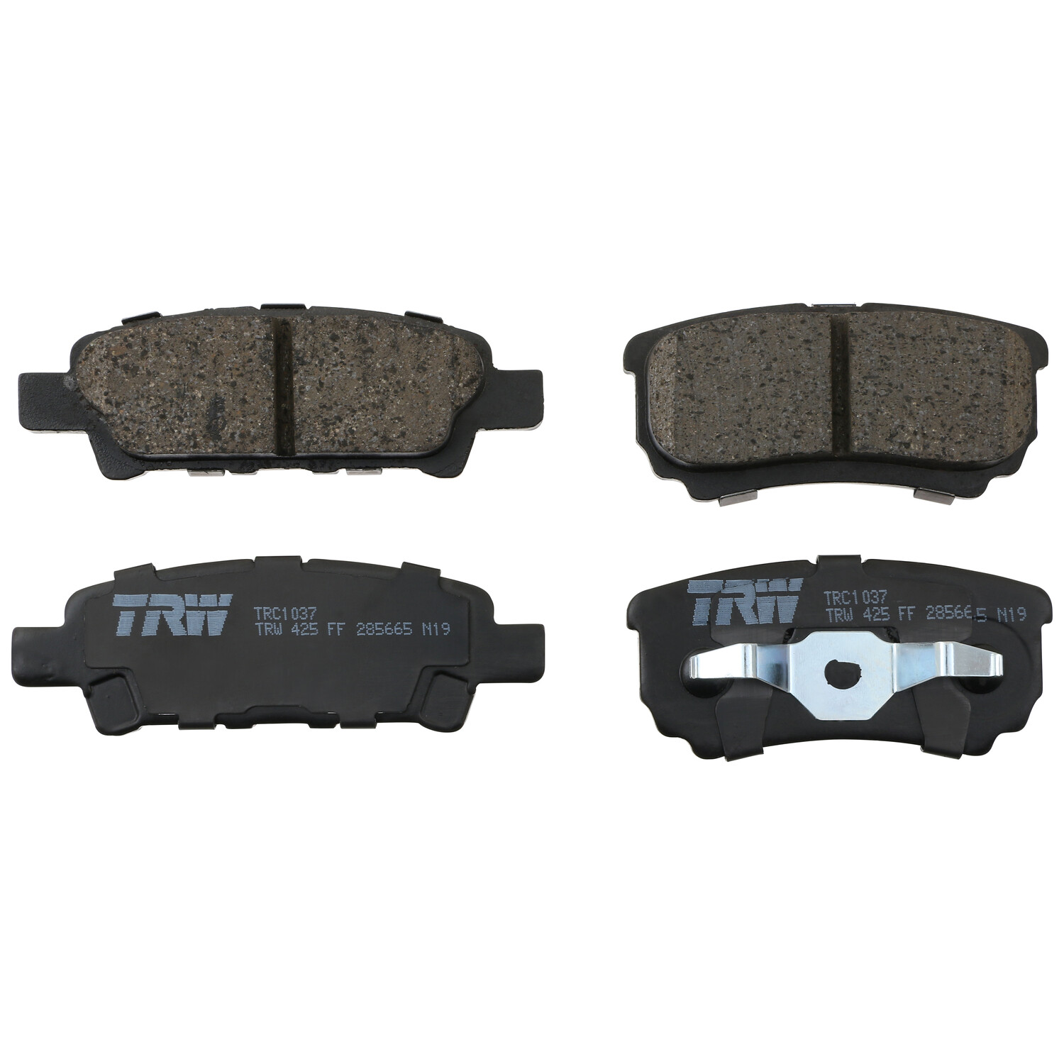 Rear Disc Brake Pads for 2007-2017 Jeep Patriot - TRW Pro TRC1037