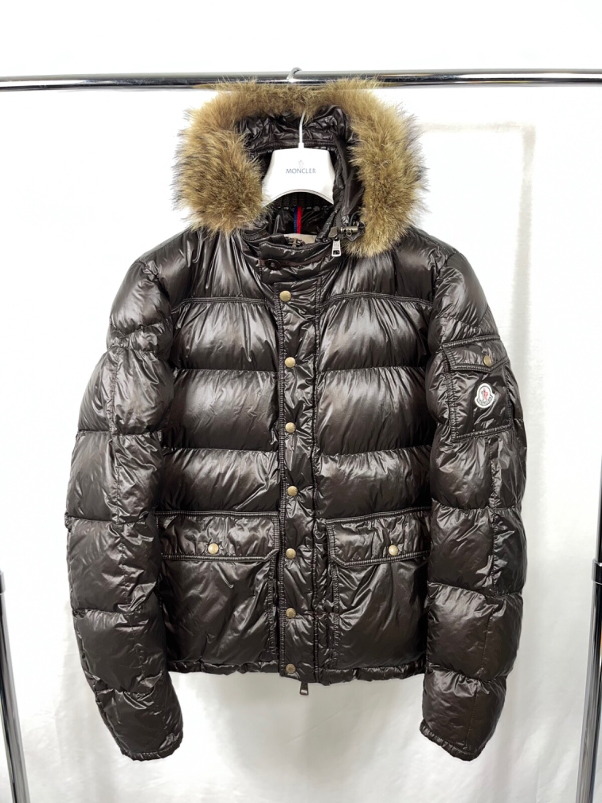 Moncler jacket Hubert size 4 brown | eBay