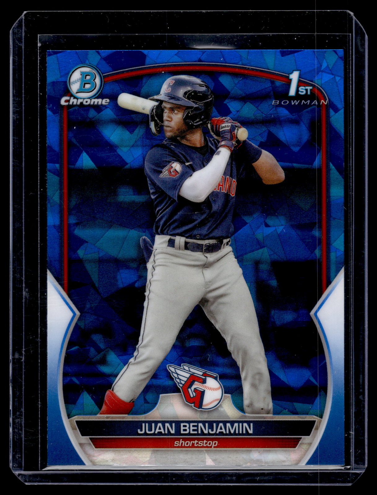 Juan Benjamin 2023 Bowman Chrome Sapphire Refractor Card #BCP-151