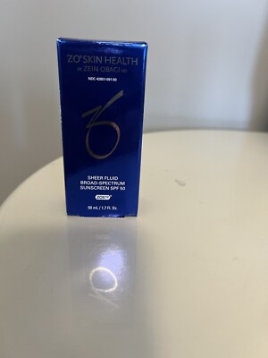 ZO SKIN HEALTH Sheer Fluid Sunscreen SPF 50 -1.7 oz Exp 02/25