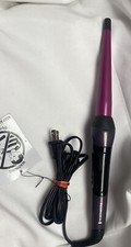 Remington Curling Iron Model CI-52W1 Purple Handle Tapered Rod Used Tested