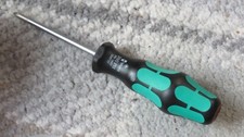 WERA SCREWDRIVER PH1 80MM PHILLIPS 350 PH Laser tip Soft grip