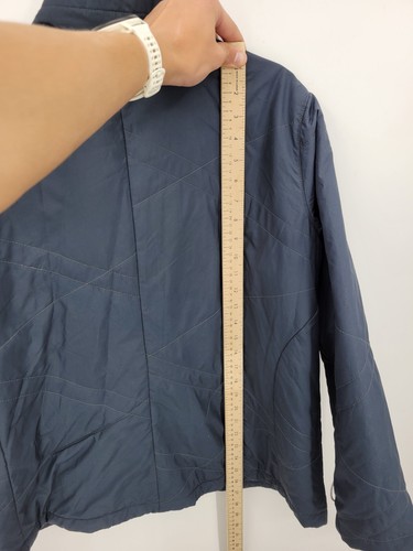 Columbia Interchange Jacket Womens Plus 1X Blue Zip Up Outdoor Outerwear Coat - Picture 7 of 9