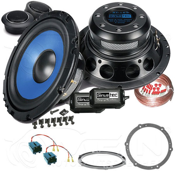 Sinustec Auto Lautsprecher FüR Peugeot Expert 3 Ab 2016 Front TüR 300W 165 #B68D-image