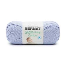 Bernat Softee Baby Cotton 120g Pale Periwinkle Knitting Crochet Yarn