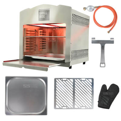Matrix 880 Grad XL GrillBox Oberhitzegrill Beef Maker Gasgrill Edelstahl Steak