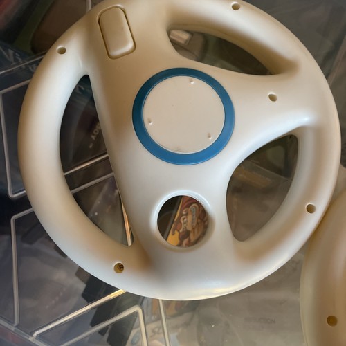 Nintendo Wii Beastron 2x Mario Kart Racing Steering Wheel Remote (7) - Picture 2 of 6