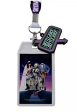 Beetlejuice Its Show Time Exclusive Warner Bros Beetlejuice Movie Poster Lanyard
