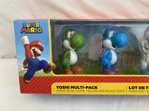 Nintendo Super Mario Bros Yoshi 5- Pack Jakks Pacific - Picture 3 of 6