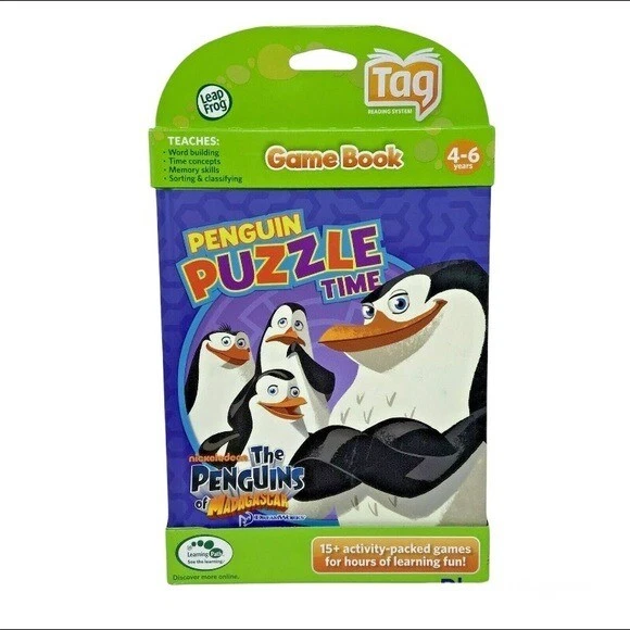 Leap Frog Learn to Read Tag Interaction The Penguins of Madagascar (ages 4-6) - Image 3 of 3