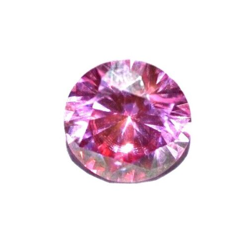 Pink Diamond Certified VVS1 Round Ring Pendant Christmas Gift 1.35 Ct Luster AAA - Picture 1 of 2