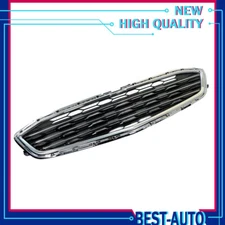 Center Front Grille Bumper Chrome Black Fit For Chevrolet Malibu 2016-2018 NEW