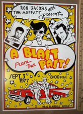 Blast Past Poster Oldies Concert 1977 Rock & Roll Hawaii Moffat Not Elvis