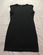 Express Sheath Dress Women's S Stretch Lounge Dark Minimalist Office Jet Black