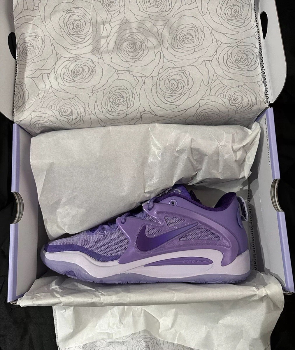 pastel purple basketball shoes