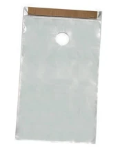 Frosted Transparent 9 1/2" x 15" Plastic Poly Door Knob Hanger Bags