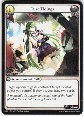 False Tidings 073 Radiant Origins Grand Archive