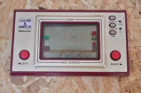 Nintendo Game & Watch CHEF FP-24 Wide Screen Console retro Game