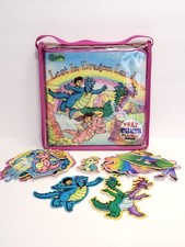 DRAGON TALES Lost In Dragon Land EXTRA FELT CHARACTERS 2002 VTG Playset Book