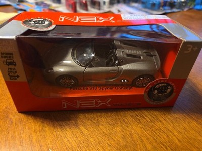 NEX Models Die Cast Metal Scale Model WELLY Porsche 918 Spyder Concept  43642CW