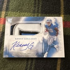 Panini Origins 2017 Kenny Golladay Rookie Patch Autograph #117 Detroit Lions