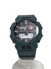 CASIO Quartz Wristwatch Digital Analog Rubber GRY GRN GA 010