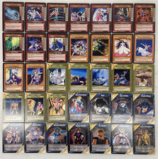 Lot of 35 KNIGHTS of the ZODIAC 2004 Collector Trading Cards w/ Foil by BANDAI
