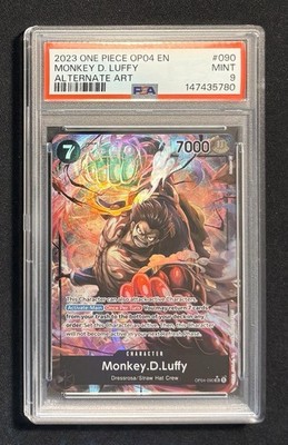 2023 ONE PIECE モンキー・D・ルフィ OP04-090 PSA10 Monkey D. Luffy OP04-090 SR Kingdoms of Intrigue - ONE PIECE Card