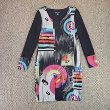 Michael Tyler Lightweight Sweater Dress Womens Small Petite Long Sleeve Pullover