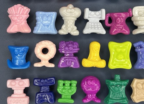 COMPLETE SET *60* MIXED CLASSIC CRAZY BONES GOGOS *THINGS* 2235 - Picture 4 of 5