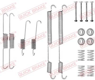 QUICK BRAKE 105-0753 Accessory Kit, brake shoes for CITROËN,FIAT,FORD,PEUGEOT,TO