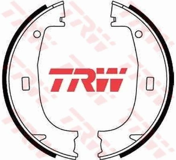 TRW GS8594 Bremsbackensatz FüR Feststellbremse Bremsbackensatz Handbremse-image