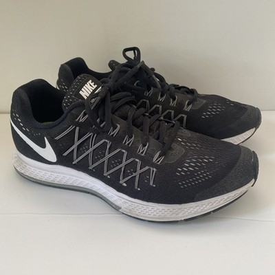 Women s Nike Zoom Pegasus 32 Running Shoes Size 10 Black/White