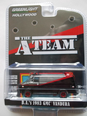Greenlight 44790 Die A-Team B.A. 1983 GMC Vandura Van 1:64 Neu